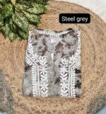 3D Mulmul Cotton Kurti - Image 8
