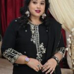 Natural Crepe Silk Cutdana Work 3 Piece Set
