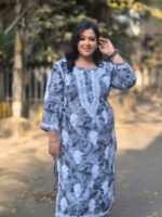 3D Mulmul Cotton Kurti - Image 2