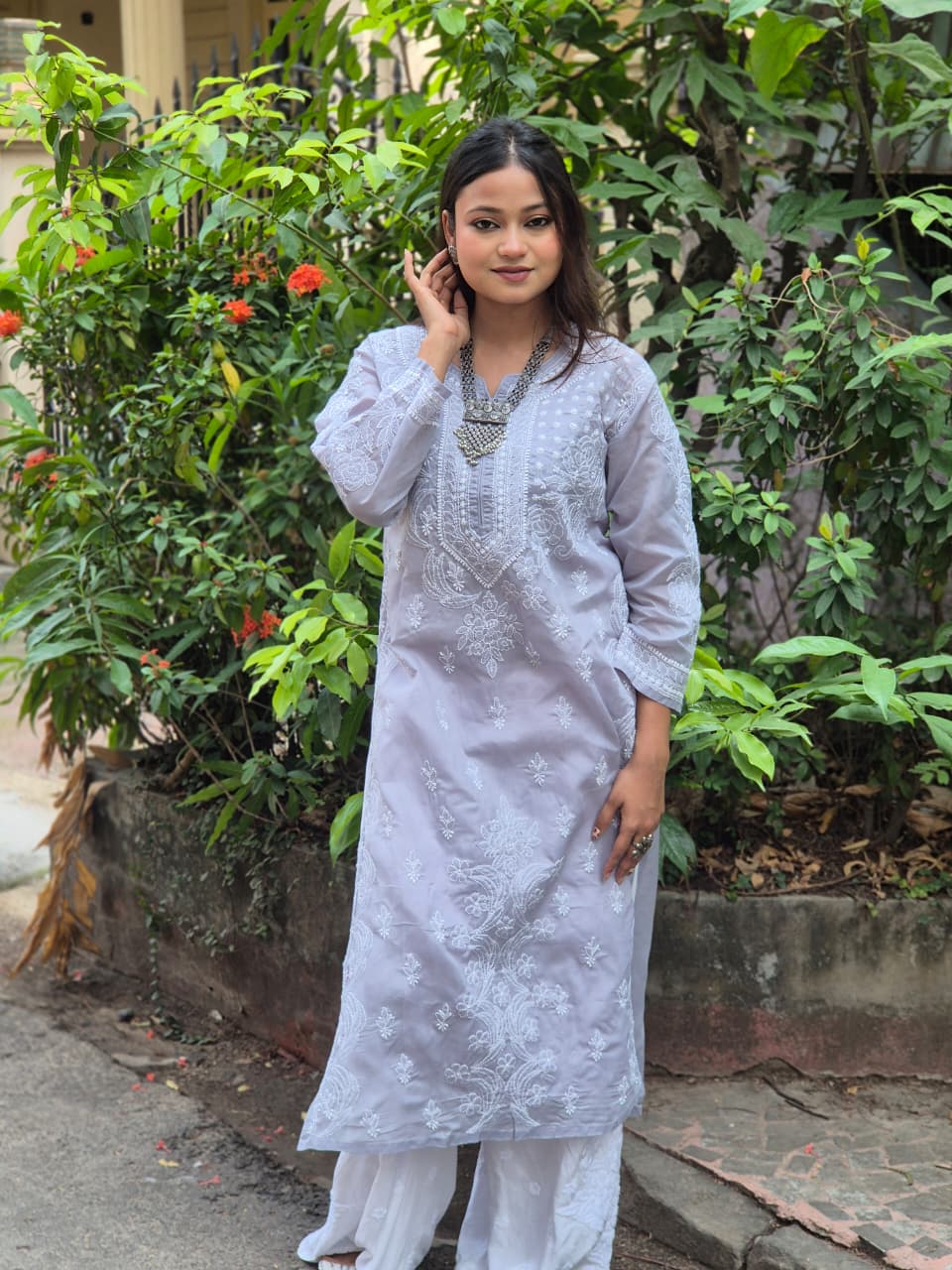 Voile Cotton Design Pannel Kurti