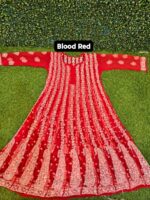 Lucknowi Chikankari Embroidery Georgette Anarkali Kurti - Image 9