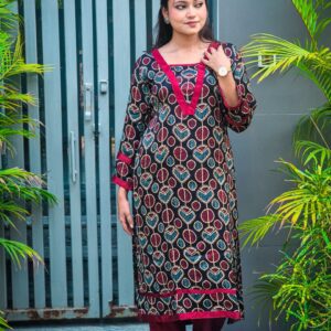 Hand Block Modal Kurti