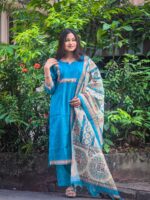 Matka Tusser Silk 3 Piece Set - Image 4