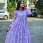 Lucknowi Chikankari Embroidery Georgette Anarkali Kurti