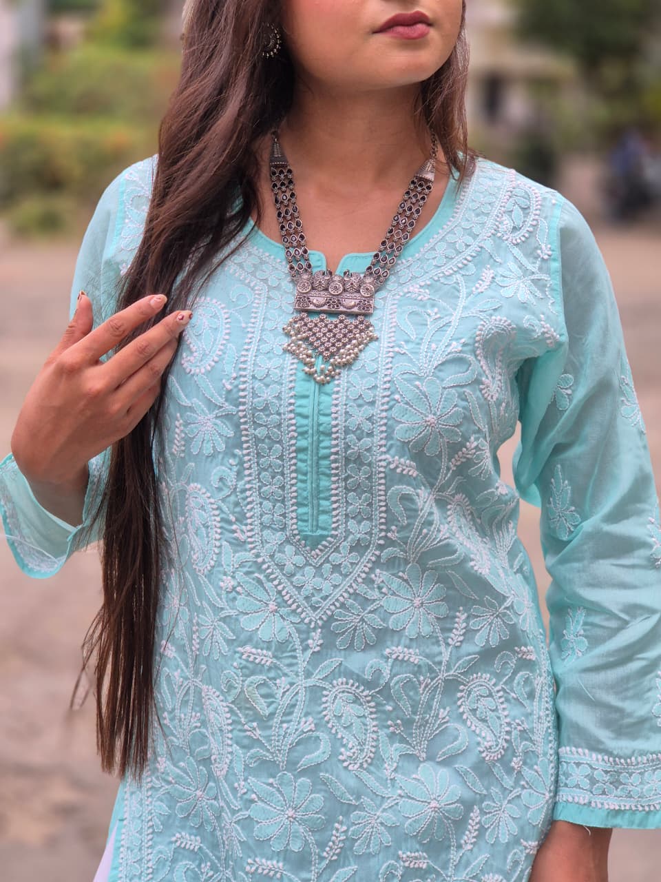 Voil Cotton FullJaal Kurti