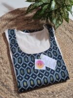 Flare Sleve Modal Patch Work Kurti - Image 3