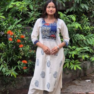 Ajrak Patch Work 2 Piece Set