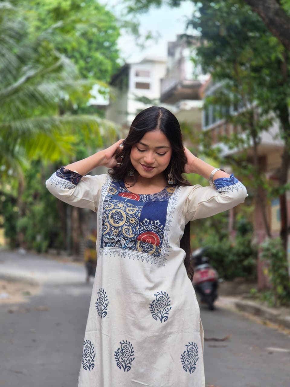 Ajrak Patch Work 2 Piece Set