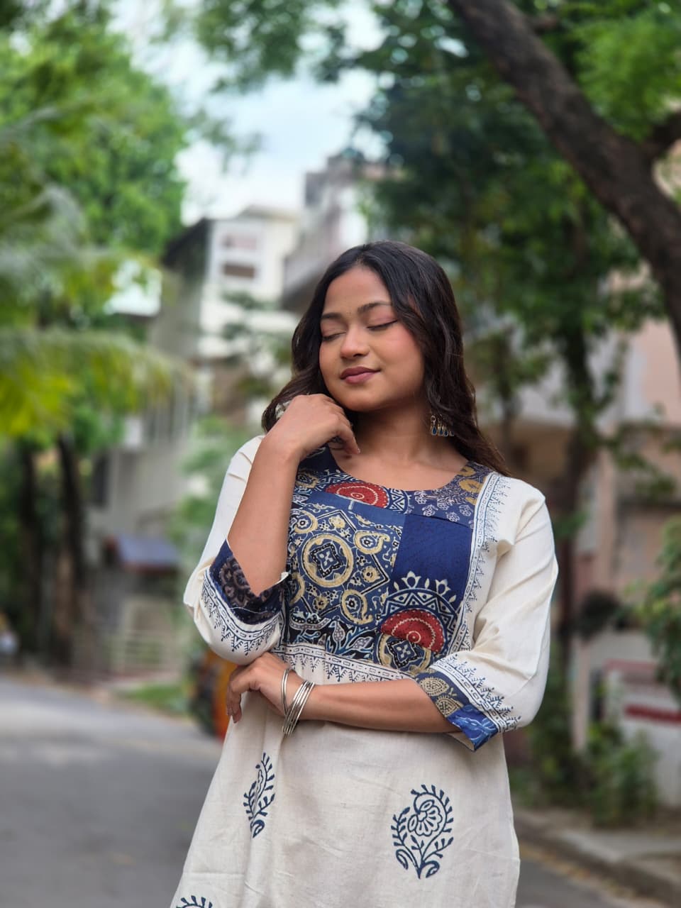 Ajrak Patch Work 2 Piece Set