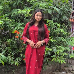 Cotton Ikkat Print 2 Piece Set