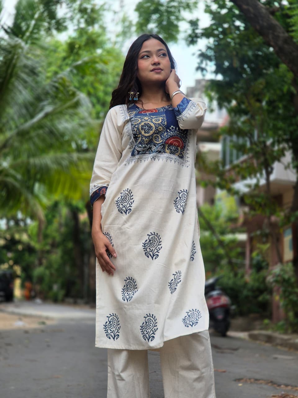 Ajrak Patch Work 2 Piece Set