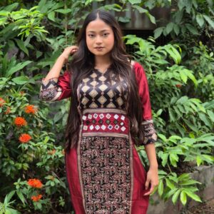 Mashroo Mirror Work Kurti