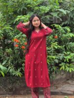 Cotton Ikkat Print 2 Piece Set - Image 3