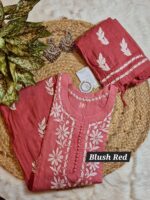 Chikankari Mulmul Cotton Ombre 2 Piece Set - Image 8