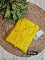 Dobby Cotton Self Chikankari Kurti - Image 9
