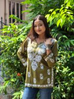 Chikankari Modal Short Top