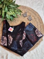 Hand block Mashroo  kurti - Image 3