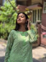 Chikankari Gorgette Full jal Kurti - Image 4