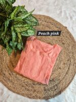 Chikankari Viscose Self Short Top - Image 4