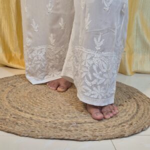 Chikankari Resham Jaal Palazzo