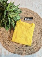 Chikankari Viscose Self Short Top - Image 6