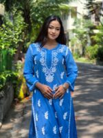Chikankari Mulmul Cotton Ombre 2 Piece Set