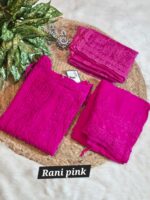 Viscose 3D Noodles Strap 3 Piece Kurti - Image 7