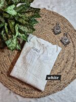 Chikankari Viscose Resham Bakhiya Work - Image 8