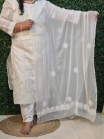 Chikankari Chiffon Dupatta