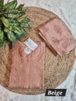 Chanderi self Kurti 2 Piece Set - Image 5