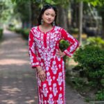 Chikankari Modal Hevy Work Kurti