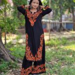 Chikankari Rayon Daman Kurti 2 Piece Set