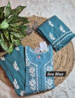 Chikankari Mulmul Cotton Ombre 2 Piece Set - Image 5