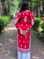 Chikankari Modal Hevy Work Kurti - Image 4