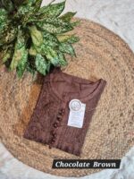 Dobby Cotton Self Chikankari Kurti - Image 5