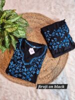 Chikankari Rayon Daman Kurti 2 Piece Set - Image 4