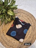 Polka dot hand block  modal kurti - Image 3