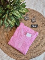 Chikankari Maslin Short Top - Image 7