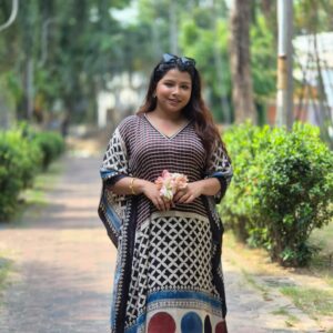 Hand Block Print Modal Kaftan