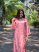 Chanderi self Kurti 2 Piece Set
