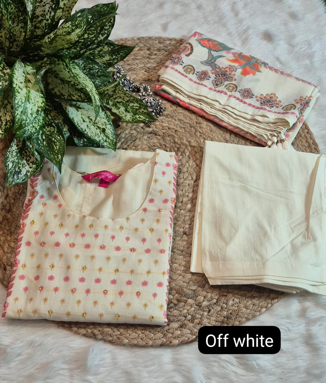 Digital print cotton 3pc set