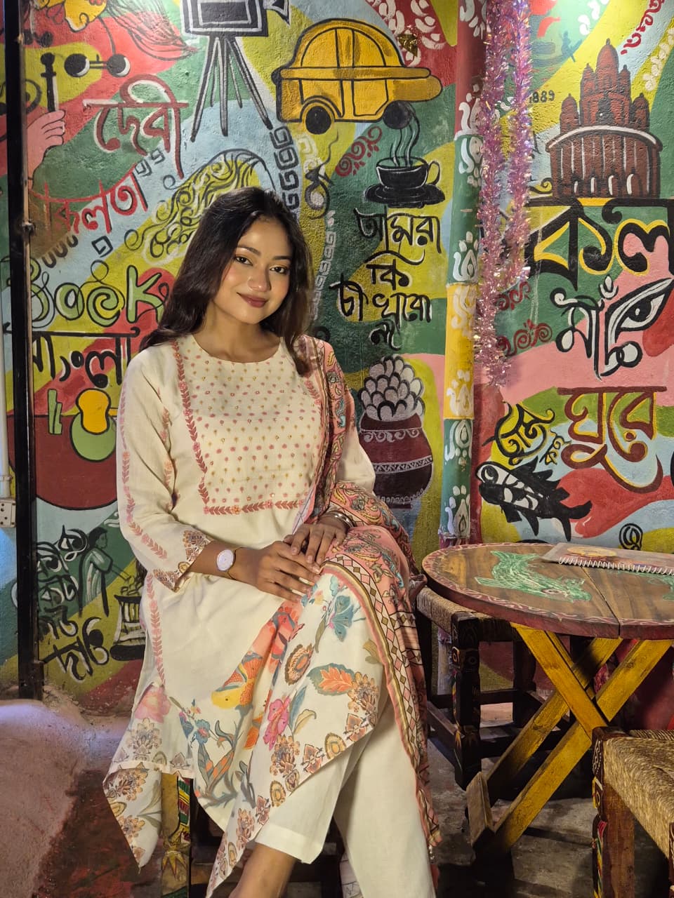 Digital print cotton 3pc set
