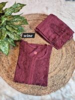Chikankari Chanderi Set - Image 5