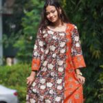 Banaspati Ajrak Handblock Kurti