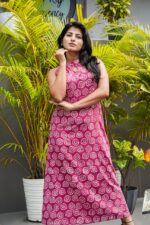 Dabu Print Aline Dress - Image 2