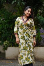 Bagru Patch Work Kurti - Image 2