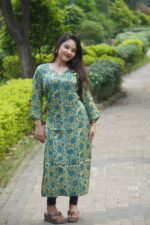 Modal Vanaspati Handblock Kurti - Image 3