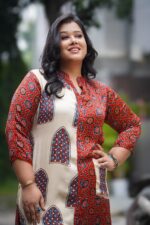 Modal Ajrak Handblock Kurti - Image 5