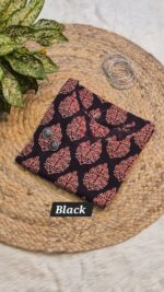 Gamthi Ajrakh Handblock Short Kurti - Image 5