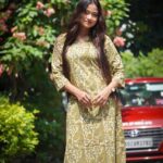 Natural Vanaspati Bagru Handblock Aline Dress